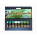 CHARVIN extrafeine Acrylfarbe, 9er-Sets, Grüntöne, Set