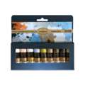 CHARVIN extrafeine Acrylfarbe, 9er-Sets, Schneetöne, Set