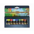 CHARVIN extrafeine Acrylfarbe, 9er-Sets, Grundfarben, Set