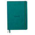 RHODIA® Goalbook Creation Kreativ Notizbuch A5, 200 g/qm, weißes Lavis Papier, 50 Blatt, A5, Pfau
