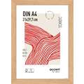 nielsen SCANDIC Bilderrahmen, Eiche furniert, 21 cm x 29,7 cm, DIN A4, Rechteckige Formate