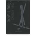 Clairefontaine Zeichenblock GraF It, Schwarz, 14,8 cm x 21 cm, DIN A5, 90 g/m²