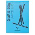 Clairefontaine Zeichenblock GraF It, Himmelblau, 14,8 cm x 21 cm, DIN A5, 90 g/m²