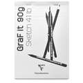 Clairefontaine Zeichenblock GraF It, Weiß, 21 cm x 29,7 cm, DIN A4, 90 g/m²