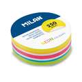 MILAN® Haftnotizen, Neonfarben, rund, 250 Blatt, 67 mm Durchmesser