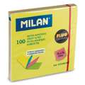 MILAN® Haftnotizen, Fluofarben, 100 Blatt, 76 mm x 76 mm