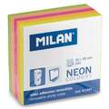 MILAN® Haftnotizen, Neonfarben, Mini-Format, 250 Blatt, 50 mm x 50 mm
