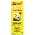 SARAL® Wachsloses Transfer-Papier, farbig, Gelb, 5 Bogen je 21,6 cm x 27,9 cm