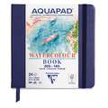 Clairefontaine AQUAPAD® Hardcover Aquarellbuch, 14 x 14 cm