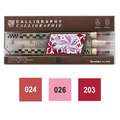 Kuretake ZIG® Memory System™ Kalligraphie Marker Sets, Rosa Pink