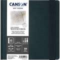 CANSON® Saunders Waterford® ART BOOK, Hardcover-Aquarellbuch, 300 g/qm, 20 cm x 20 cm