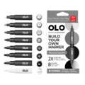 OLO™ Keilmarker, 8er-Sets, Set, Neutral Grey
