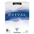 Clairefontaine ETIVAL Aquarellblock 200 g, feinkörnig, 21 cm x 29,7 cm, DIN A4, 200 g/m², fein, Block (1-seitig geleimt)