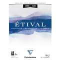 Clairefontaine ETIVAL Aquarellblock 300 g, feinkörnig, 29,7 cm x 42 cm, DIN A3, 300 g/m², fein, Block (1-seitig geleimt)