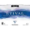 Clairefontaine ETIVAL Aquarellblock, Feinkorn, 42 cm x 56 cm, 300 g/m², fein, 4-seitig geleimter Block mit 25 Blatt