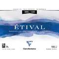 Clairefontaine ETIVAL Aquarellblock, Feinkorn, 30 cm x 40 cm, 300 g/m², fein, 2-seitig geleimter Block mit 100 Blatt