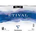 Clairefontaine ETIVAL Aquarell-Spiralblock, Feinkorn, 24 cm x 30 cm, fein, 300 g/m², Spiralblock
