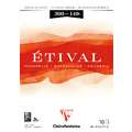 Clairefontaine Aquarellpapier ETIVAL, 300 g/qm, 10 Blatt, 21 cm x 29,7 cm, DIN A4, Block (1-seitig geleimt)