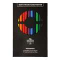 KOH-I-NOOR Progresso Schul- Vollminenfarbstifte, 12-er Pack, schwarzes Design, Set