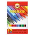 KOH-I-NOOR Progresso Schul- Vollminenfarbstifte, 12er Pack, Set