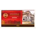 KOH-I-NOOR GIOCONDA Pastellkreide, Brauntöne und Grautöne 12er Set, 12er Set Brauntöne, Set