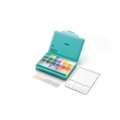 HIMI Twin Cup Gouachefarben-Sets, Green Edition (Metallic), 48 Farben