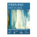 FABRIANO® Pittura Acrylmalkarton, 25 cm x 35 cm, rau, 400 g/m², Block mit 10 Blatt