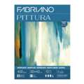 FABRIANO® Pittura Acrylmalkarton, 30 cm x 40 cm, rau, 400 g/m², Block mit 10 Blatt