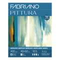 FABRIANO® Pittura Acrylmalkarton, 40 cm x 50 cm, rau, 400 g/m², Block mit 10 Blatt