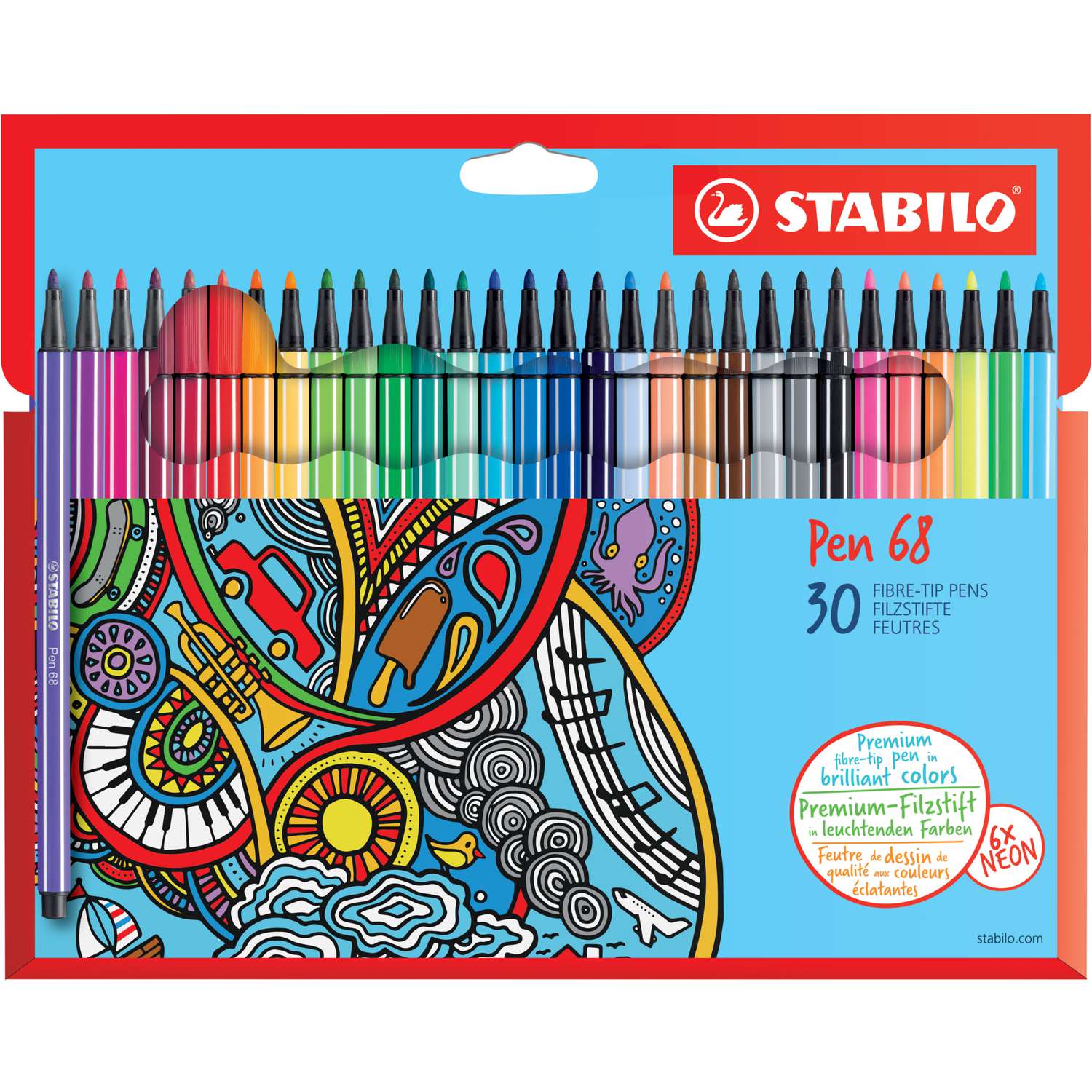 STABILO Stifte - Fasermaler und Filzstifte günstig online STABILO® Pen 68 Fasermaler Set
