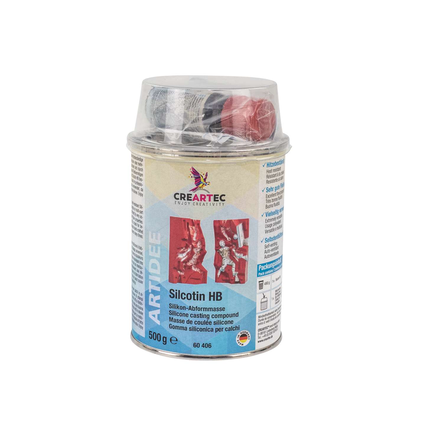 AWASIL® Novo 40 | Premium Silikon-Knetmasse | MV 1:1 | 40 Shore A | 2x1