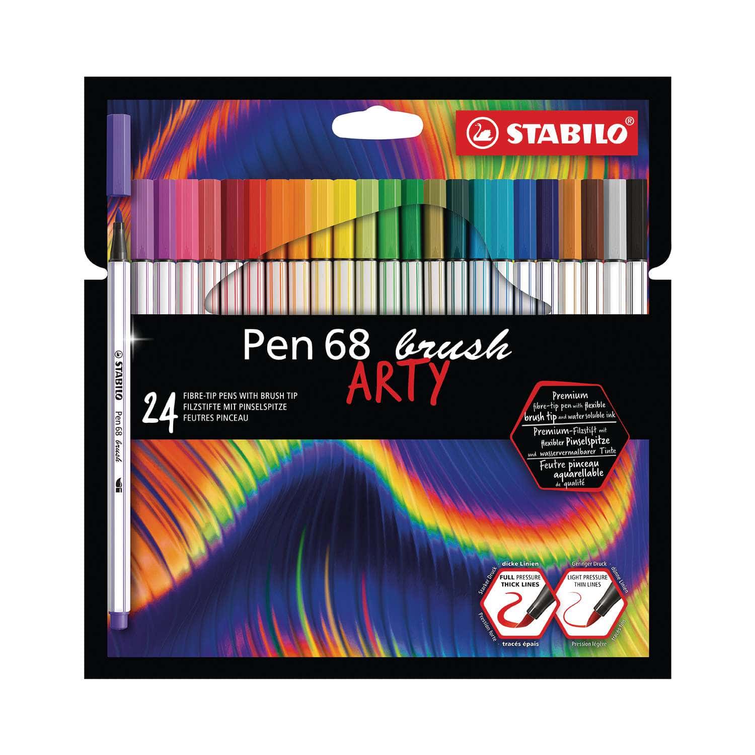 STABILO® Pen 68 brush ARTY Sets