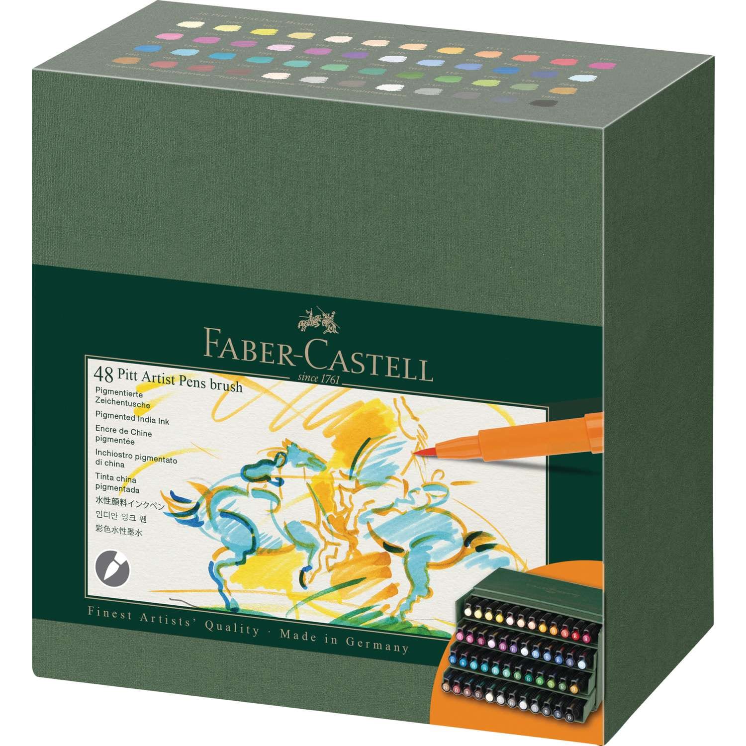Faber-Castell Pitt Artist Pen Tuschestift, 8er Etui, Classic