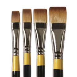 DALER-ROWNEY system3 Acrylpinsel Serie 55, flach & kurz