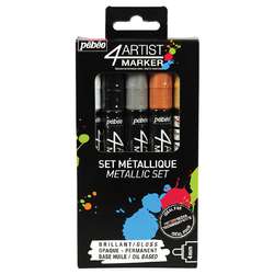 pébéo 4Artist Marker-Set Metallic