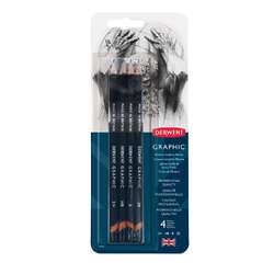 DERWENT Graphitstifte 4er-Sets