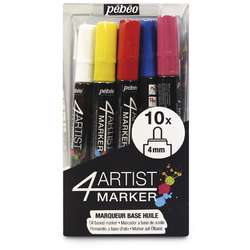 pébéo 4Artist Marker 10er Set, 4 mm