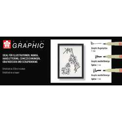 SAKURA® PIGMA® Graphic Pen, einzeln