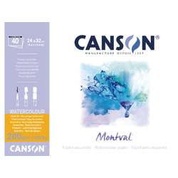 CANSON® Montval® Aquarellkarton, 200 g/m² Feinkorn