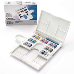 WINSOR & NEWTON Cotman™ Aquarellfarben Compact Set, 15-teilig