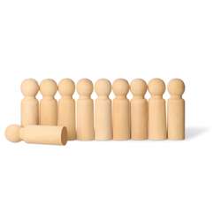 Holzfiguren 10er-Set