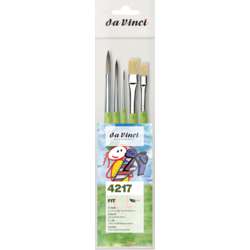 da Vinci FIT SYNTHETICS & SYNTHETICS BRISTLE Set, Serie 4217