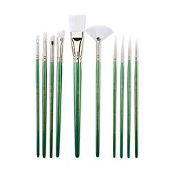 Royal & Langnickel® White Taklon Pinselset C, 10-teilig