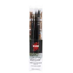 KUM® x paperieur Faded URBAN Aquarellpinselset, 4-teilig