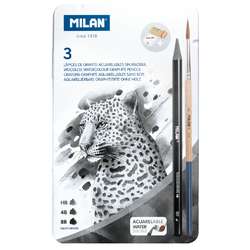MILAN® TODOGRAPHITE 181, wasservermalbares Graphitminen-Set