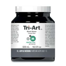 Tri-Art™ Black Gesso, matt