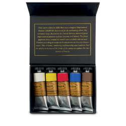 CHARVIN Extrafeine Ölfarben Sets in Taschenboxen, 5 × 20 ml