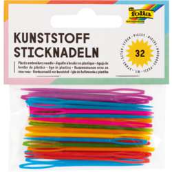 folia® Sticknadeln aus Kunststoff, 32 Stück