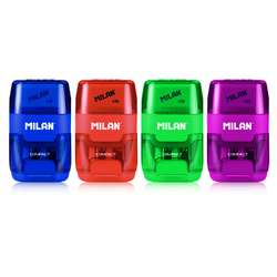 MILAN® COMPACT Anspitzerset mit Radiergummi - inkl. 2 Ersatzradiergummis 430