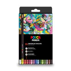 UNI POSCA Farbstifte-Set